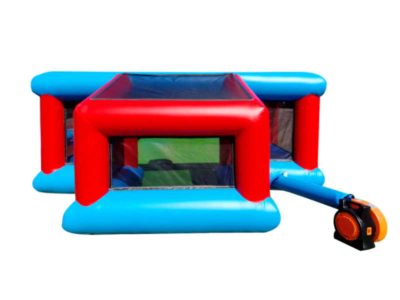 wet and dry inflatable slide