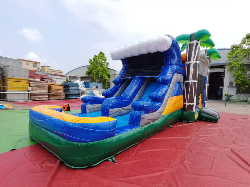 large inflatable water slide