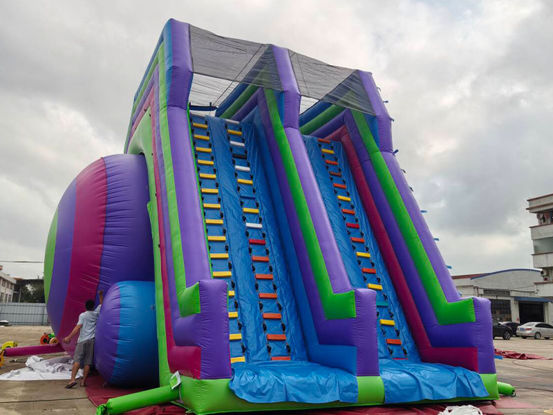 tall inflatable water slide