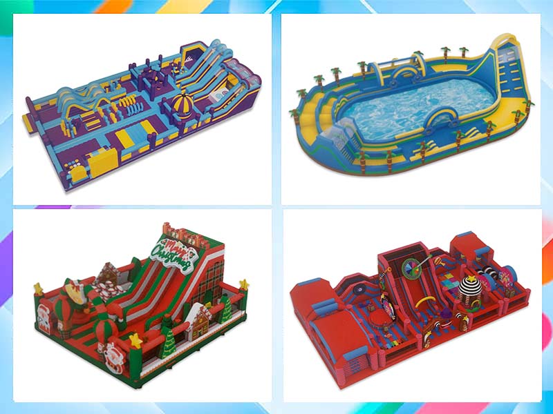 blow up inflatable park