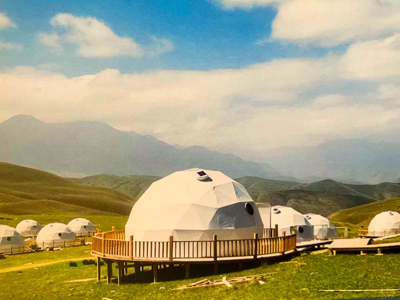 custom geodesic dome tent