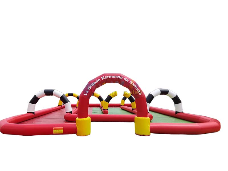 inflatable car track for parties