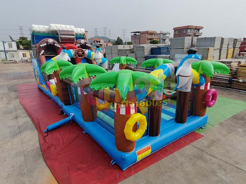 outdoor blow up inflatable slide