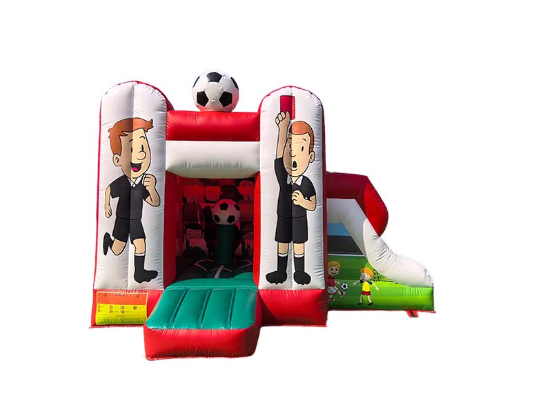 bounce house with slide