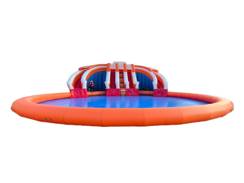 pool inflatable water slide