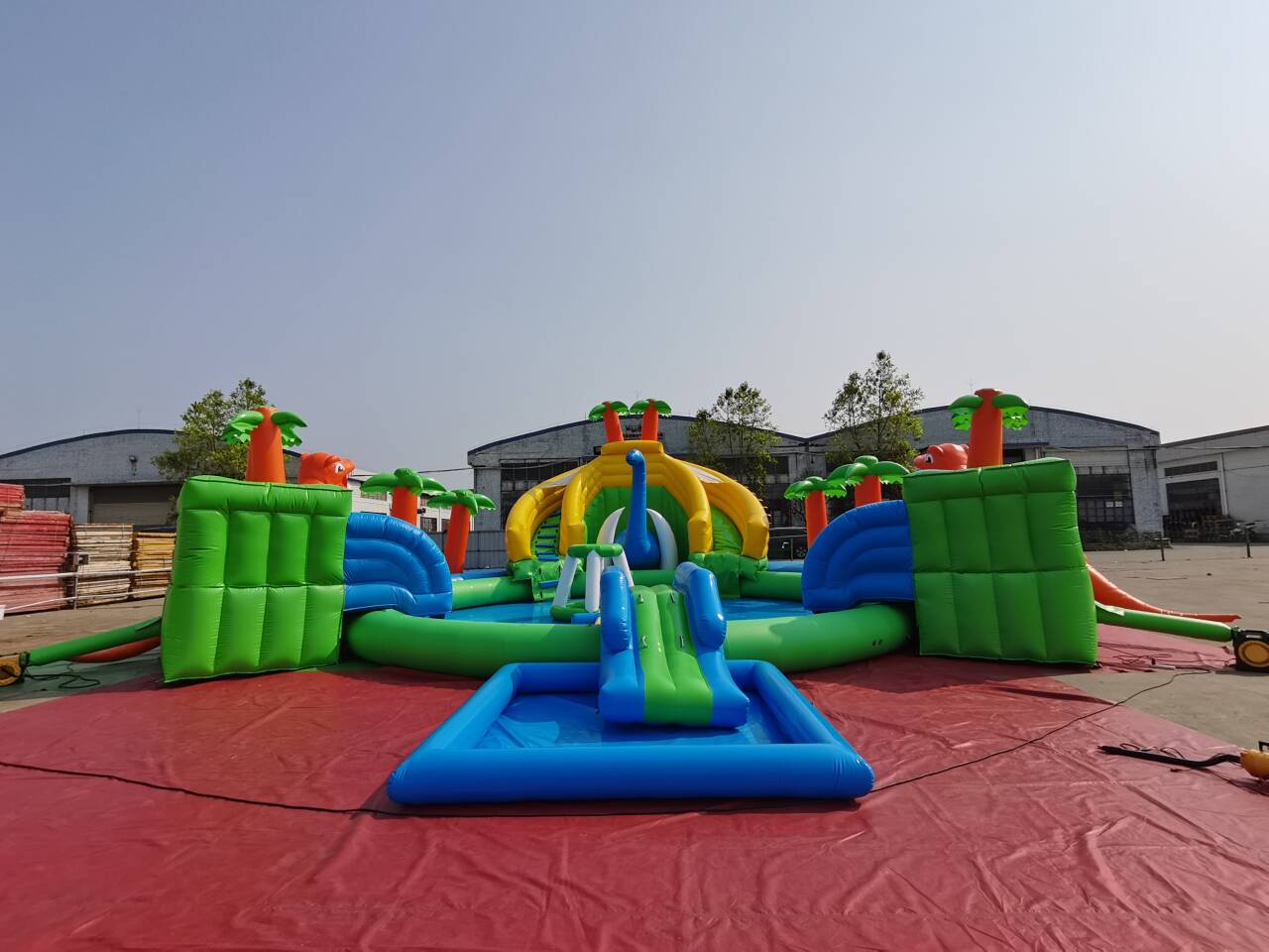 inflatable dino park