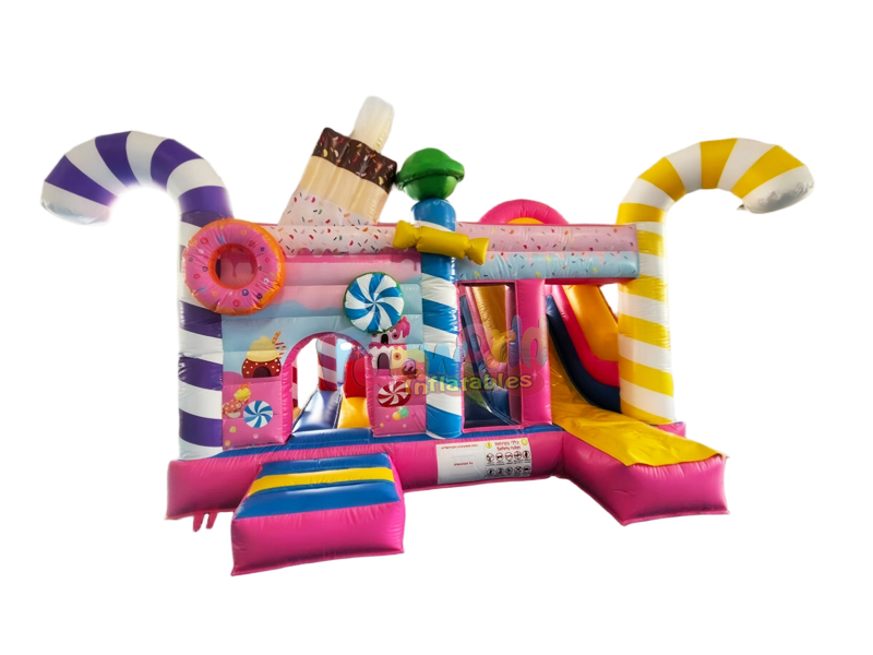 inflatable candyland castle