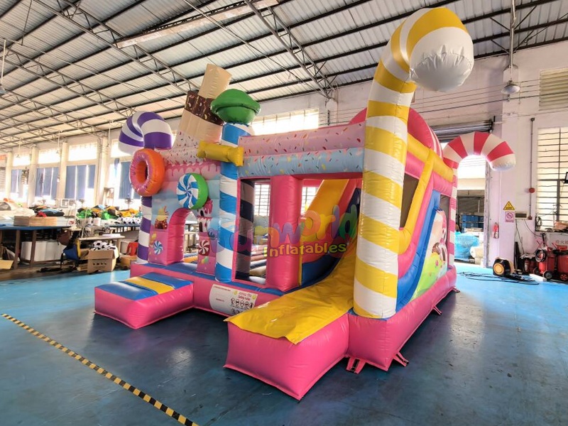 candyland inflatable bounce house