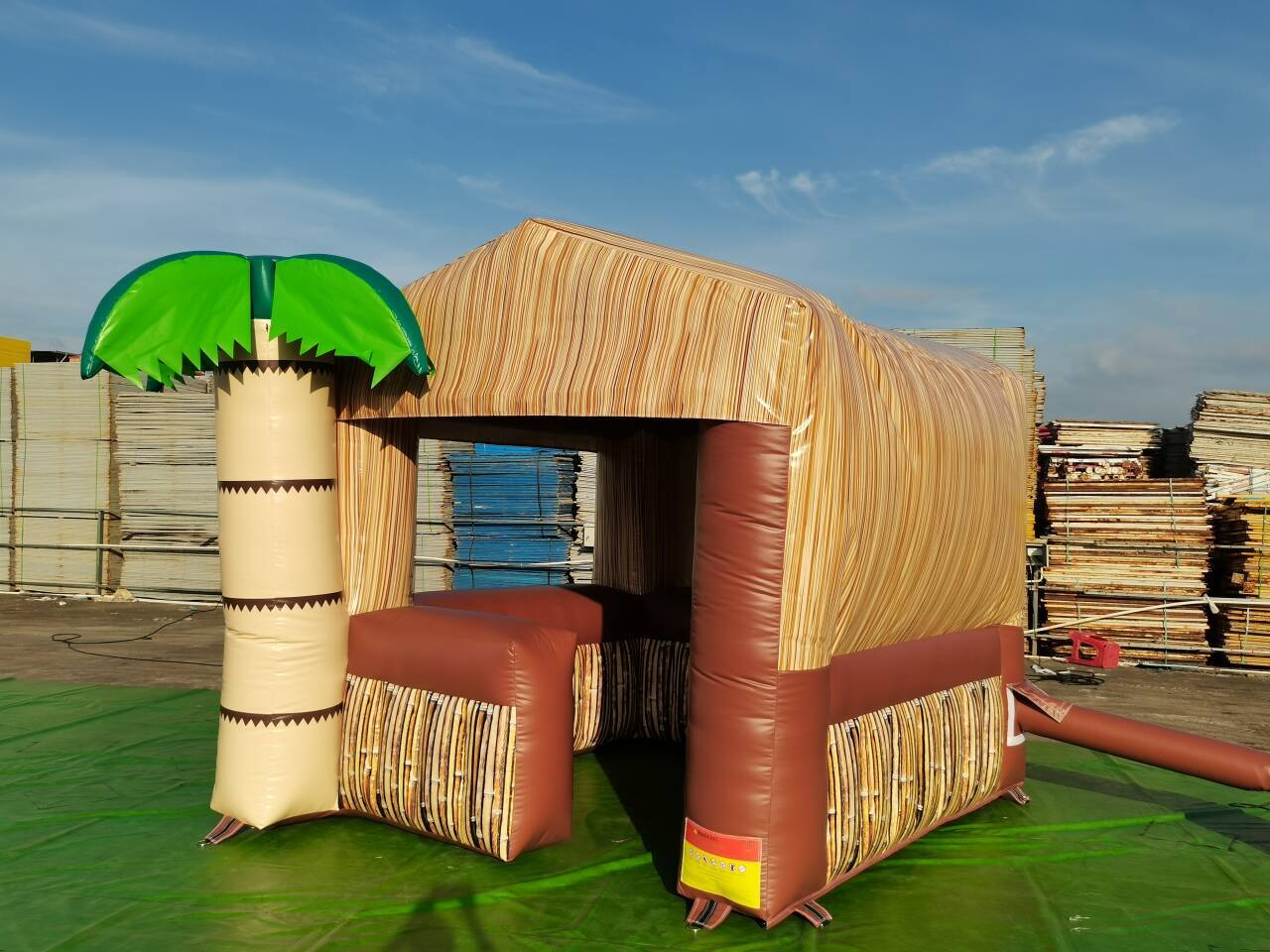 inflatable tiki bar