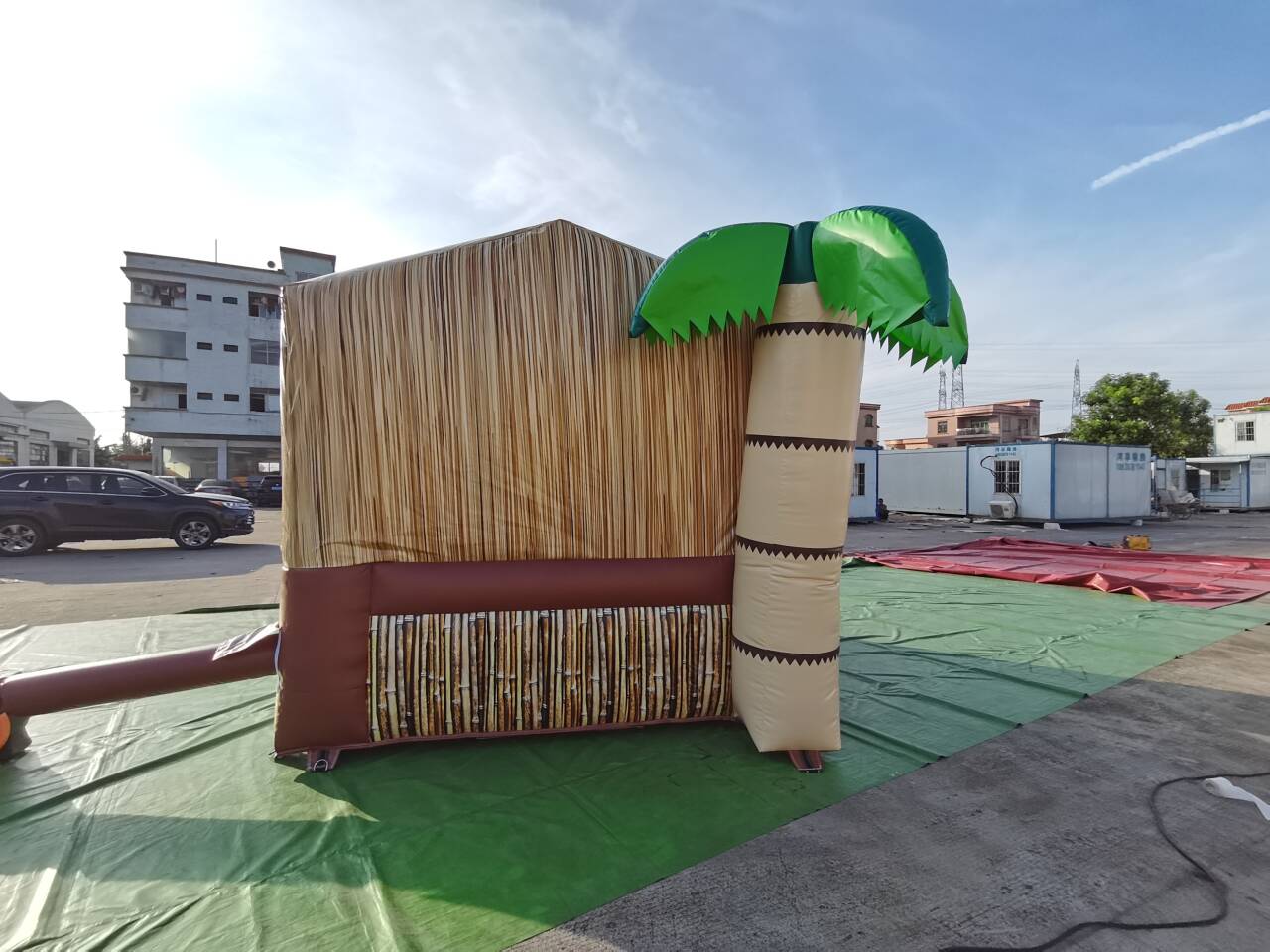 giant inflatable tiki bar
