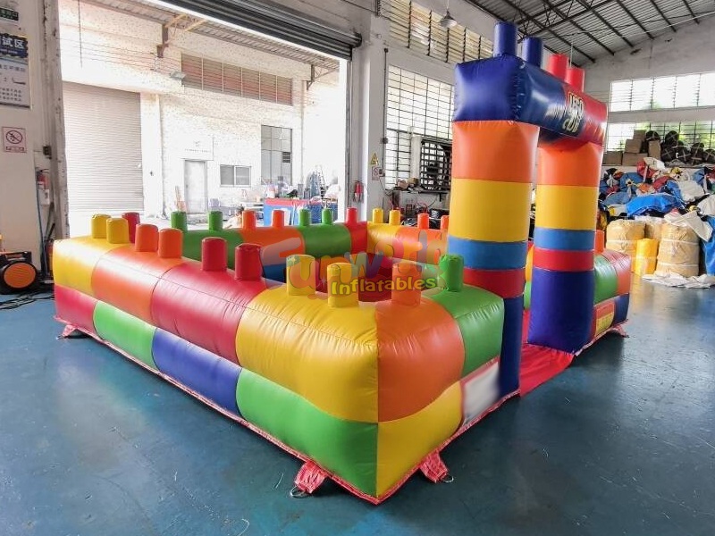 inflatable race track for bumper cars
