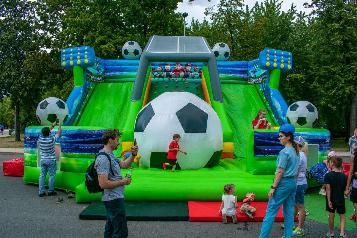 Giant football playground Inflatable Giant football playground Inflatable