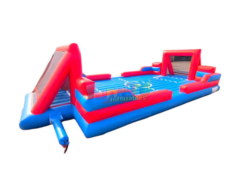 inflatable water football pitch