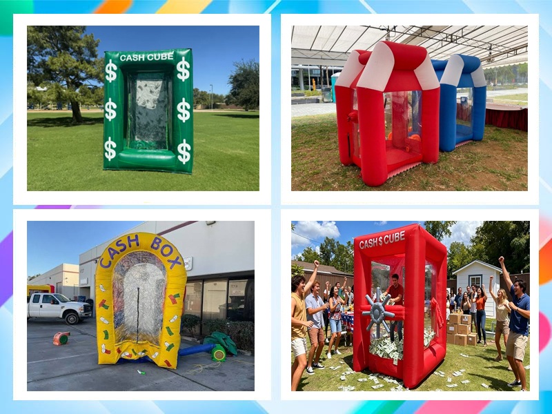 Inflatable Cash Cube money vault